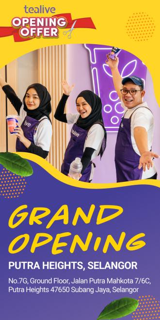 Tealive Putra Heights Opening Promotion (26 November 2022 - 2 December 2022)