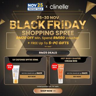 Clinelle Shopee Black Friday Sale (25 Nov 2022 - 30 Nov 2022)