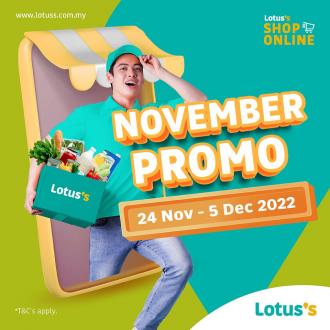 Lotus's November Promotion (24 November 2022 - 5 December 2022)