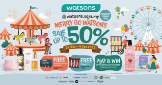 Watsons Exclusive Brands Christmas Sale Up To 50% OFF (28 November 2022 - 4 December 2022)