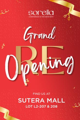 Sorella Sutera Mall Relocation Opening Promotion