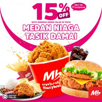 Marrybrown Medan Niaga Tasik Damai FoodPanda Opening Promotion