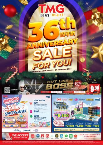 TMG Mart 36th Anniversary Sale (1 December 2022 - 31 December 2022)