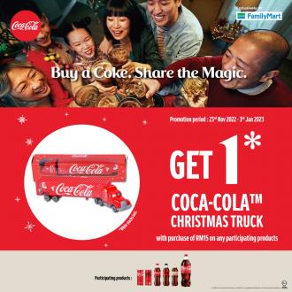 FamilyMart FREE Coca-Cola Truck Promotion (23 November 2022 - 3 January 2023)