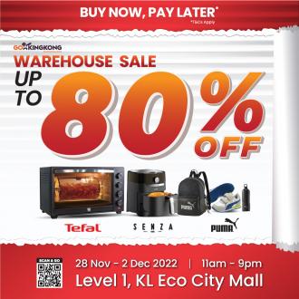 GOKINGKONG Warehouse Sale Up To 80% OFF at KL Eco City Mall (28 November 2022 - 2 December 2022)