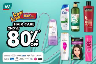 Watsons Hair Care Promotion 2nd @ 80% OFF (1 December 2022 - 5 December 2022)