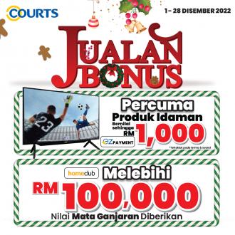 COURTS Bonus Sale (1 December 2022 - 28 December 2022)