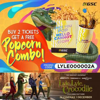 GSC Lyle Lyle Crocodile FREE Popcorn Combo Promotion (1 December 2022 onwards)