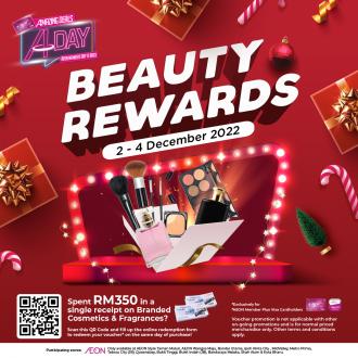 AEON Beauty Rewards Promotion FREE Coupon (2 December 2022 - 4 December 2022)