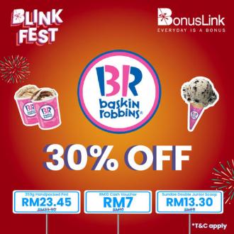 Baskin Robbins 30% OFF Promotion with Bonuslink (28 November 2022 - 4 December 2022)