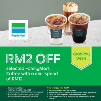 FamilyMart GrabPay Promotion Coffee RM2 OFF (1 December 2022 - 31 January 2023)