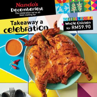 Nando's Decemberfest Whole Chicken for RM59.90 Promotion
