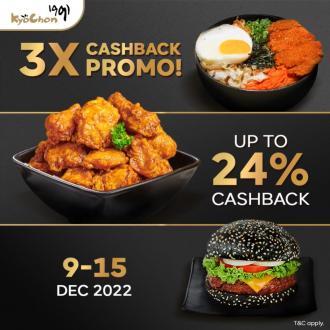 Kyochon Triple Cashback Promotion (9 December 2022 - 15 December 2022)