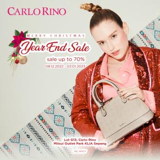 Carlo Rino Christmas & Year End Sale Up To 70% OFF at Mitsui Outlet Park (8 Dec 2022 - 2 Jan 2023)