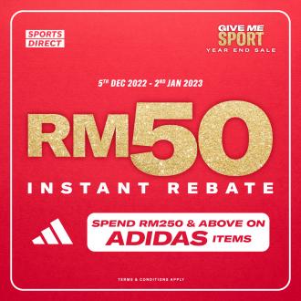 Sports Direct Adidas Give Me Sport Year End Sale (5 December 2022 - 2 January 2023)