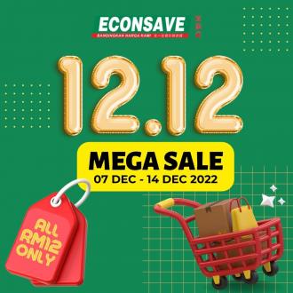 Econsave 12.12 Mega Sale All RM12 Only (7 December 2022 - 14 December 2022)