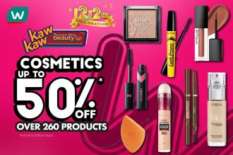 Watsons Cosmetics Promotion Up To 50% OFF (8 December 2022 - 12 December 2022)