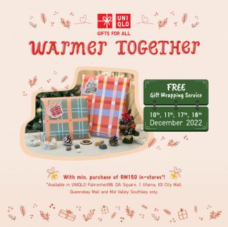 Uniqlo FREE Gift Wrapping Service Promotion (10 December 2022 - 18 December 2022)