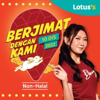 Lotus's Chinese New Year Non-Halal Items Promotion (10 December 2022 - 14 December 2022)