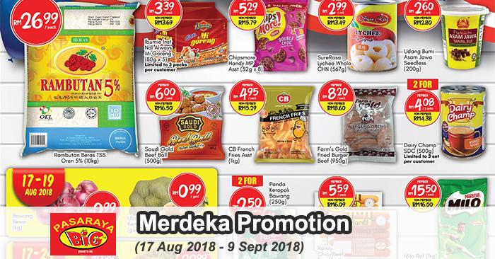 Pasaraya BiG Seri Gombak Promotion (17 August 2018 - 9 September 2018)