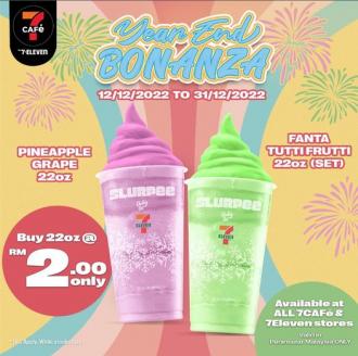 7 Eleven 7CAFe Year End Bonanza Promotion 22oz Slurpee for RM2 Only (12 December 2022 - 31 December 2022)