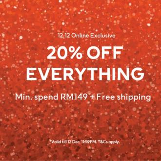 H&M 12.12 Sale 20% OFF Everything (12 December 2022)