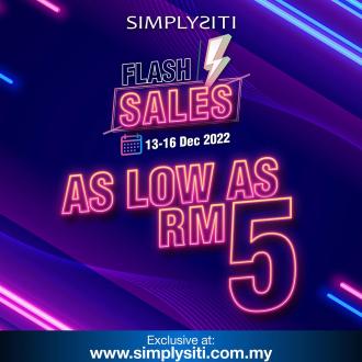 Simplysiti Flash Sales As Low As RM5 (13 December 2022 - 16 December 2022)
