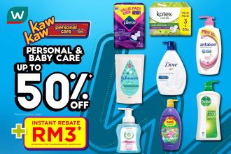 Watsons Personal & Baby Care Promotion Up To 50% OFF (15 December 2022 - 19 December 2022)