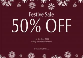 Isetan Dressing Paula Festive Sale Up To 50% OFF (16 December 2022 - 26 December 2022)