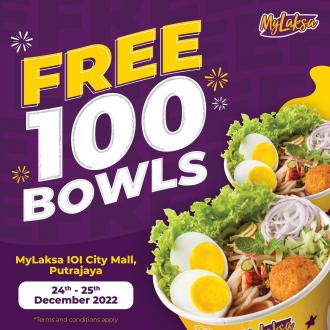 MyLaksa IOI City Mall Opening Promotion (24 December 2022 - 25 December 2022)