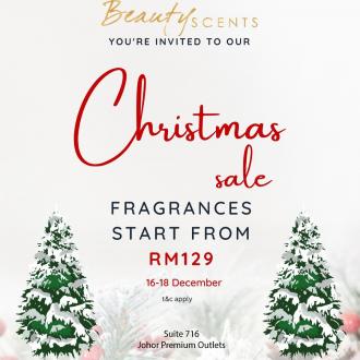 Beauty Scents Christmas Sale at Johor Premium Outlets (16 December 2022 - 18 December 2022)