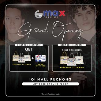 Max Fashion IOI Mall Puchong Opening Promotion (16 December 2022 - 18 December 2022)
