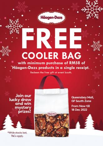 Haagen-Dazs Roadshow Promotion FREE Cooler Bag at Queensbay Mall (valid until 18 December 2022)