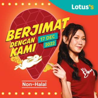 Lotus's Chinese New Year Non-Halal Items Promotion