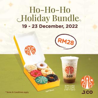J.Co Ho-Ho-Ho Holiday Bundle Promotion (19 December 2022 - 23 December 2022)