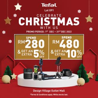 Tefal Design Village Penang Christmas Promotion (1 Dec 2022 - 31 Dec 2022)
