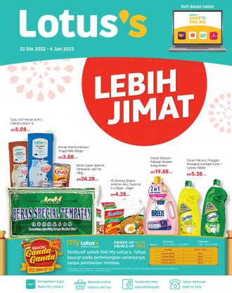 Lotus's Lebih Jimat Promotion Catalogue (22 December 2022 - 4 January 2023)