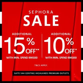 Sephora Special Sale at Genting Highlands Premium Outlets (23 December 2022 - 25 December 2022)