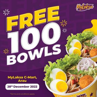MyLaksa C-Mart Arau Opening Promotion (28 December 2022 - 28 December 2022)