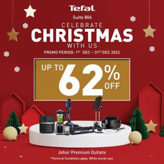 Tefal Christmas Sale Up To 62% OFF at Johor Premium Outlets (1 December 2022 - 31 December 2022)