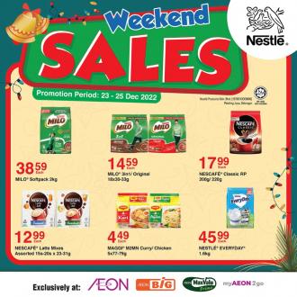 AEON BiG Nestle Weekend Promotion (23 December 2022 - 25 December 2022)