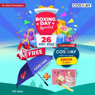 Cosway Boxing Day Promotion (26 December 2022)