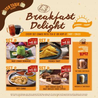 Teh Tarik Place Breakfast Delight Promotion