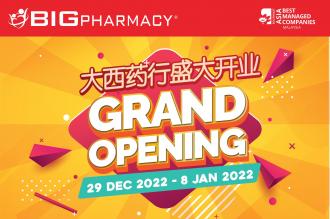 Big Pharmacy 7 Stores Opening Promotion (29 December 2022 - 8 January 2023)