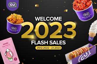 CU Welcome 2023 Flash Sales (29 December 2022 - 2 January 2023)