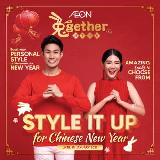 AEON Chinese New Year Fashion Sale (valid until 15 January 2023)