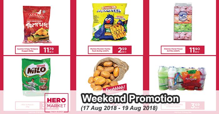 HeroMarket Weekend Promotion (17 August 2018 - 19 August 2018)