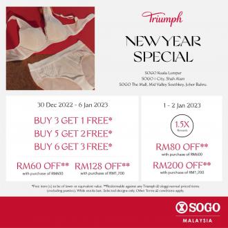 SOGO Triumph New Year Sale (30 December 2022 - 6 January 2023)