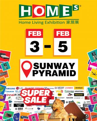 HOMEs Home Living Exhibition Sale at Sunway Pyramid (3 February 2024 - 5 February 2023)