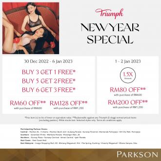 Parkson Triumph New Year Sale (30 December 2022 - 6 January 2023)